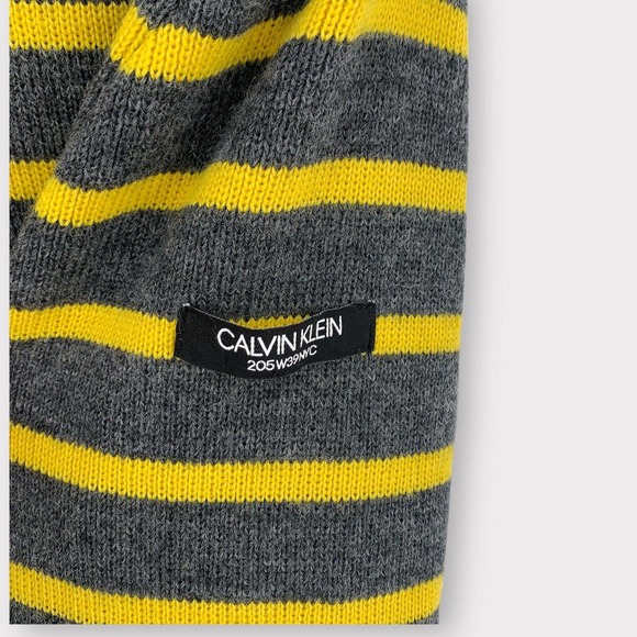 Calvin Klein 205W39NYC Breton Stripe Crew Knit Sweater S *FLAWED* - Picture 5 of 16